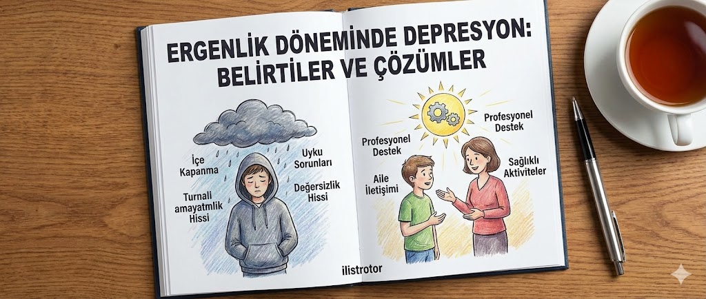 Ergenlik Döneminde Depresyon: Belirtiler ve Çözümler